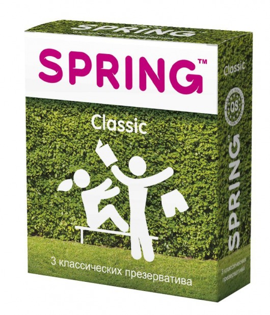 Классические презервативы SPRING CLASSIC - 3 шт. - SPRING - купить с доставкой в Благовещенске