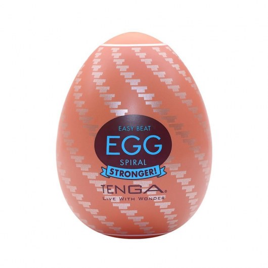 Мастурбатор-яйцо Tenga Egg Spiral - Tenga - в Благовещенске купить с доставкой