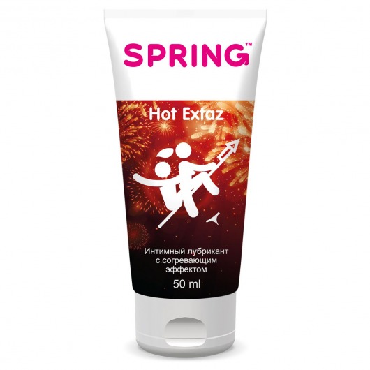 Согревающие интимный лубрикант Spring Hot Extaz - 50 мл. - SPRING - купить с доставкой в Благовещенске