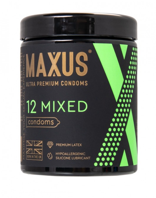 Презервативы MAXUS Mixed - 12 шт. - Maxus - купить с доставкой в Благовещенске