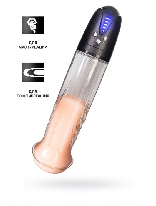 Автоматическая помпа для пениса Thorin - Sexus - в Благовещенске купить с доставкой