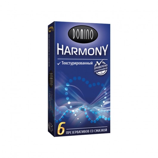 Текстурированные презервативы Domino Harmony - 6 шт. - Domino - купить с доставкой в Благовещенске