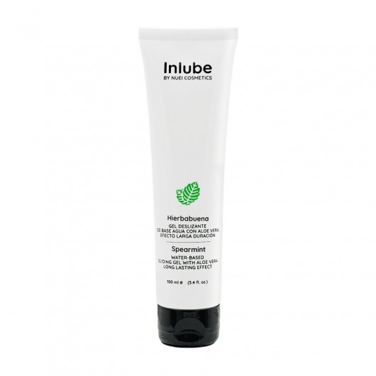Водный лубрикант Nuei Inlube с алоэ вера и ароматом мяты - 100 мл. - Nuei cosmetics - купить с доставкой в Благовещенске