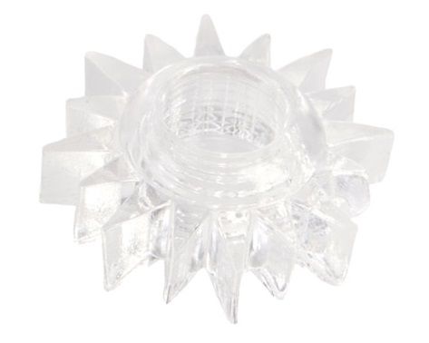 Прозрачное гелевое эрекционное кольцо-солнце - Toyfa Basic - в Благовещенске купить с доставкой