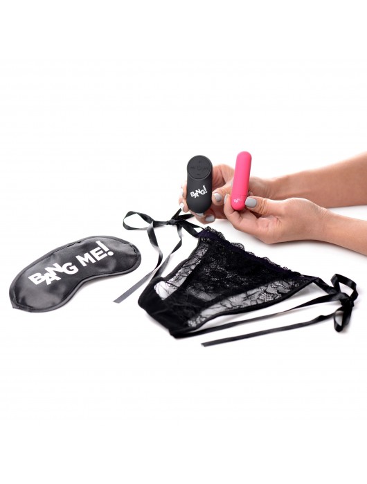 Эротический набор 28X Power Panty Remote Control Bullet Kit - XR Brands - купить с доставкой в Благовещенске