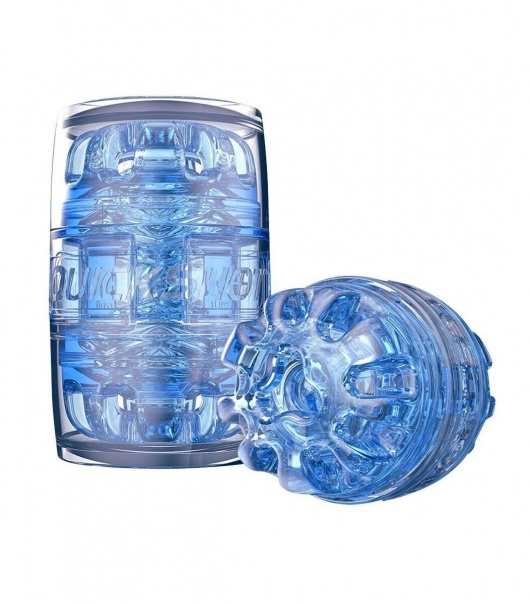 Мастурбатор Fleshlight Quickshot Turbo Blue Ice - Fleshlight - в Благовещенске купить с доставкой