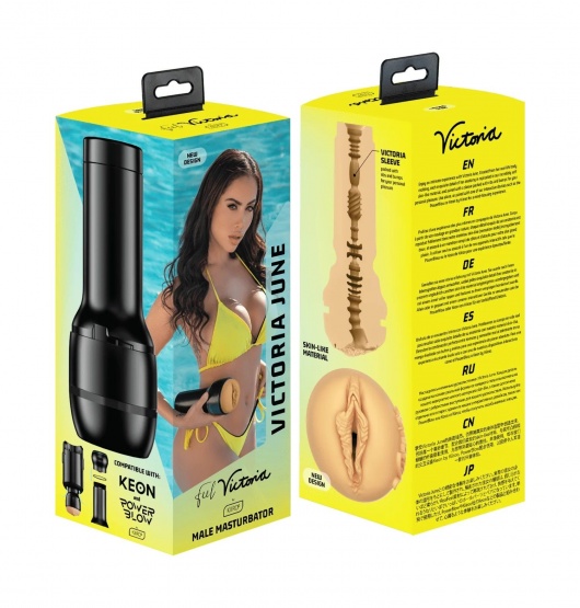 Мастурбатор-вагина FeelVictoria Stroker - Kiiroo - в Благовещенске купить с доставкой