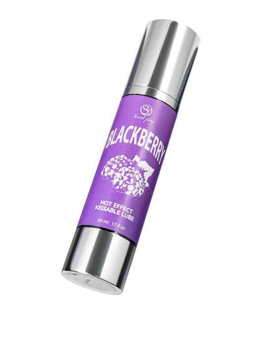 Массажное масло 2-в-1 Blackberry Hot Effect с разогревающим эффектом и вкусом ежевики - 50 мл. - Secret Play - купить с доставкой в Благовещенске