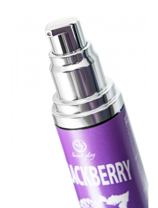 Массажное масло 2-в-1 Blackberry Hot Effect с разогревающим эффектом и вкусом ежевики - 50 мл. - Secret Play - купить с доставкой в Благовещенске