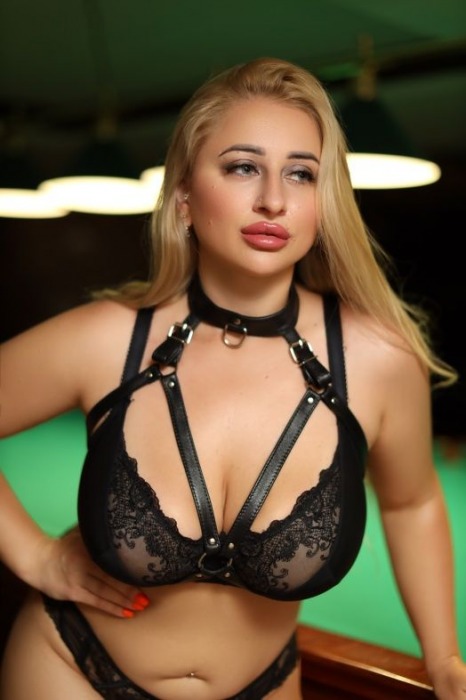 Черная кожаная сбруя с ошейником plus size из нежной кожи - БДСМ Арсенал - купить с доставкой в Благовещенске