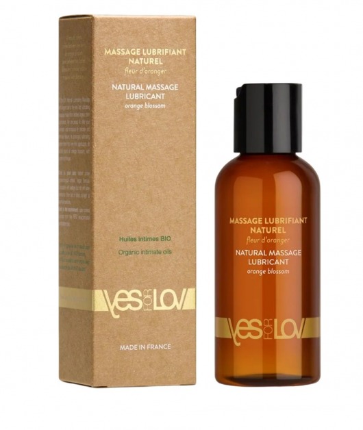 Натуральная массажная смазка Natural Lubricant Orange Blossom - 100 мл. - YESforLOV - купить с доставкой в Благовещенске