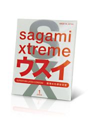 Ультратонкий презерватив Sagami Xtreme SUPERTHIN - 1 шт. - Sagami - купить с доставкой в Благовещенске