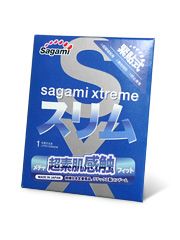 Презерватив Sagami Xtreme FEEL FIT 3D - 1 шт. - Sagami - купить с доставкой в Благовещенске