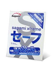 Презерватив Sagami Xtreme Ultrasafe с двойным количеством смазки - 1 шт. - Sagami - купить с доставкой в Благовещенске