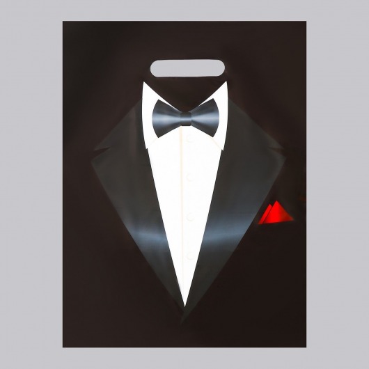 Пакет «Смокинг» полиэтиленовый с вырубной ручкой (30х40 см) - UPAK LAND - купить с доставкой в Благовещенске