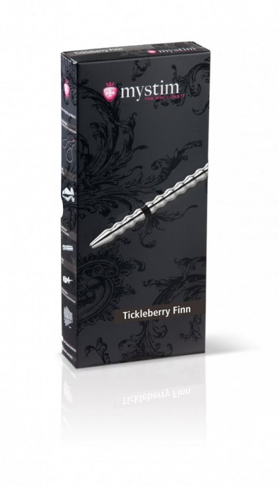 Уретральный зонд Tickleberry Finn для электростимуляции - MyStim - купить с доставкой в Благовещенске