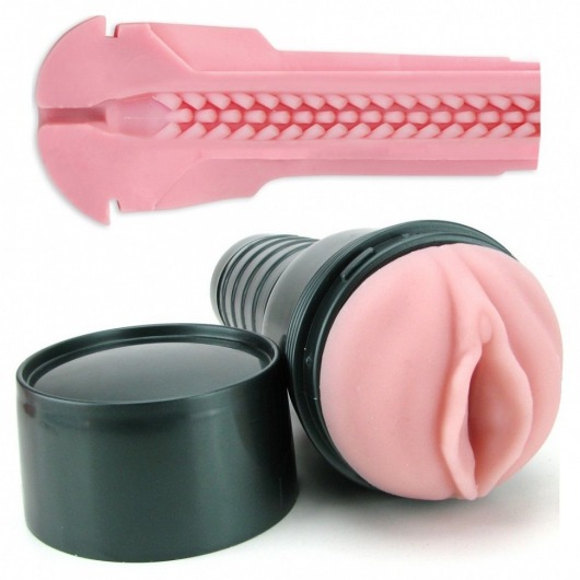 Мастурбатор-вагина Fleshlight - Vibro Pink Lady Touch с вибрацией - Fleshlight - в Благовещенске купить с доставкой