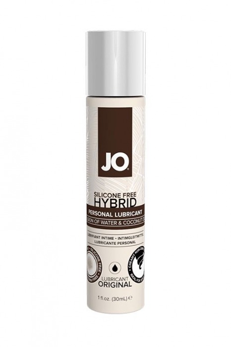 Водно-масляный лубрикант JO Silicon free Hybrid Lubricant ORIGINAL- 30 мл. - System JO - купить с доставкой в Благовещенске