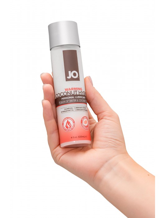 Водно-масляный лубрикант с разогревающим эффектом Hybrid Lubricant WARMING - 120 мл. - System JO - купить с доставкой в Благовещенске