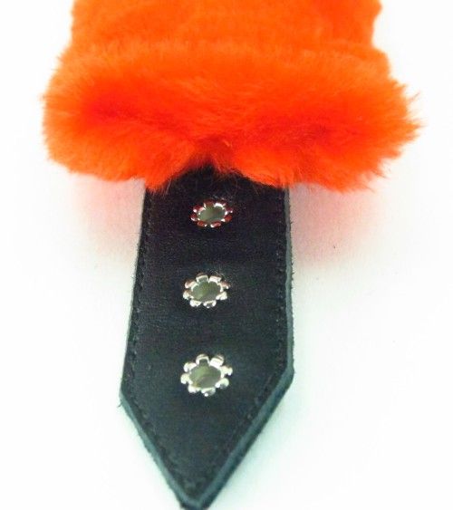 Красные наручники с мехом BDSM Light - БДСМ Арсенал - купить с доставкой в Благовещенске