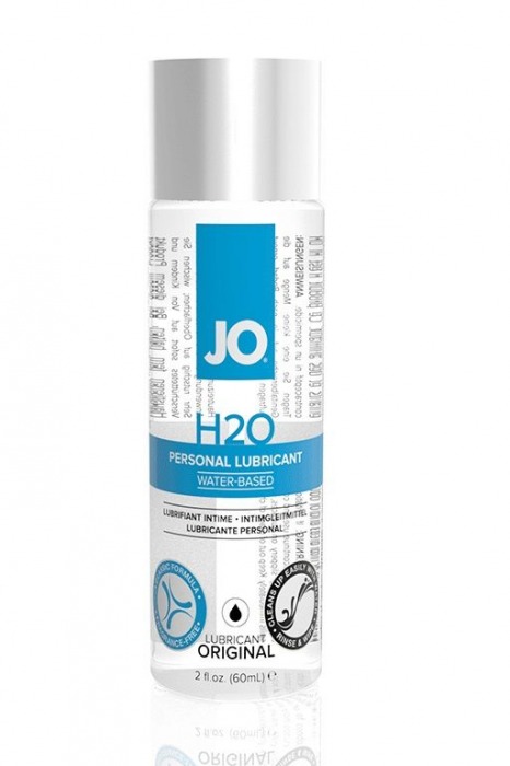 Нейтральный лубрикант на водной основе JO Personal Lubricant H2O - 60 мл. - System JO - купить с доставкой в Благовещенске