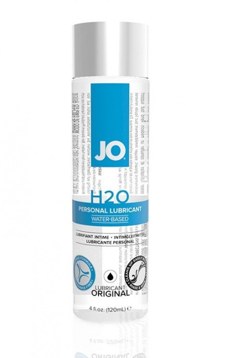 Нейтральный лубрикант на водной основе JO Personal Lubricant H2O - 120 мл. - System JO - купить с доставкой в Благовещенске