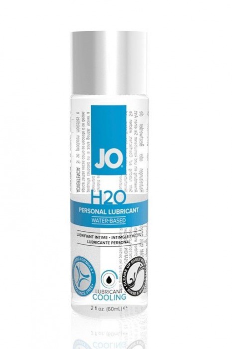 Охлаждающий лубрикант на водной основе JO Personal Lubricant H2O COOLING - 60 мл. - System JO - купить с доставкой в Благовещенске