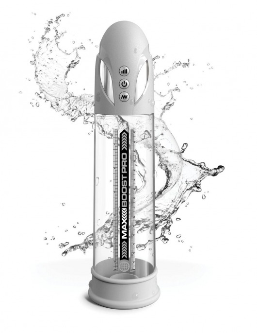 Белая вакуумная автоматическая помпа Max Boost Pro Flow - Pipedream - в Благовещенске купить с доставкой