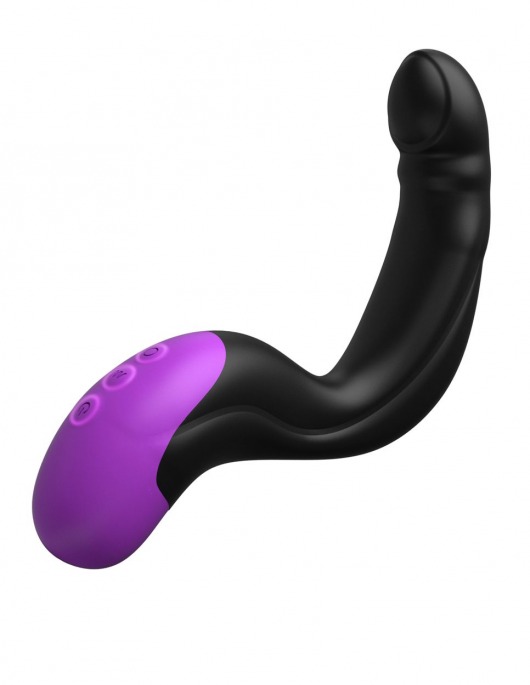 Черно-фиолетовый вибромассажёр простаты Hyper-Pulse P-Spot Massager - Pipedream - в Благовещенске купить с доставкой