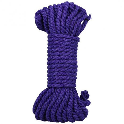 Фиолетовая верёвка для связывания и фиксации Bind Tie - 9,14 м. - Doc Johnson - купить с доставкой в Благовещенске