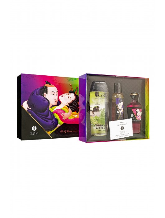 Подарочный набор Fruity Kisses из 3 предметов - Shunga - купить с доставкой в Благовещенске