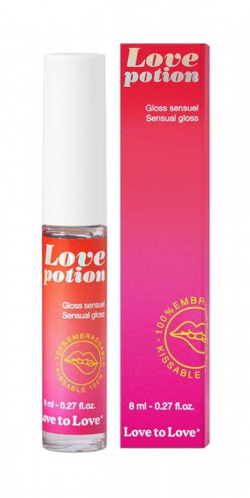 Возбуждающий блеск для губ Love Potion - 8 мл. - Love to Love - купить с доставкой в Благовещенске