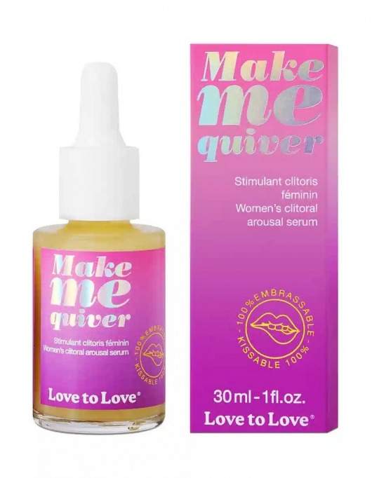 Возбуждающие капли для клитора Make Me Quiver - 30 мл. - Love to Love - купить с доставкой в Благовещенске