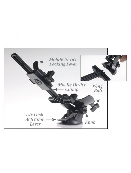 Перезаряжаемый мастурбатор-вагина с держателем для мобильных устройств Extreme Toyz Me - Pipedream - в Благовещенске купить с доставкой