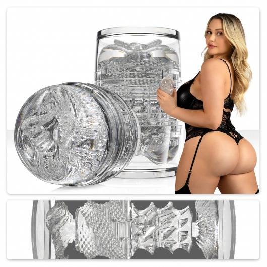 Прозрачный двусторонний мастурбатор Fleshlight Quickshot Mia Malkova - Fleshlight - в Благовещенске купить с доставкой