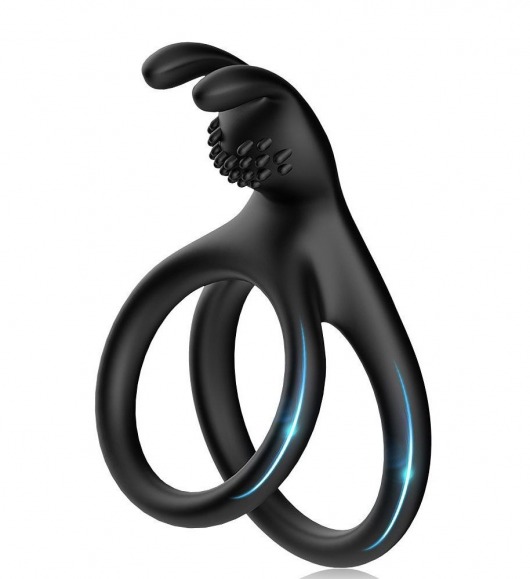 Черное эрекционное кольцо с подхватом мошонки - Boys of Toys - в Благовещенске купить с доставкой