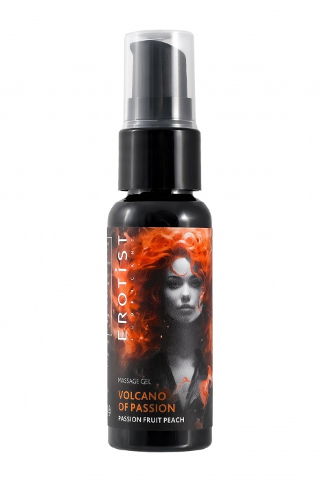 Гель с эффектом вибрации Volcano Of Passion со вкусом персика и маракуйи - 25 мл. - Erotist Lubricants - купить с доставкой в Благовещенске