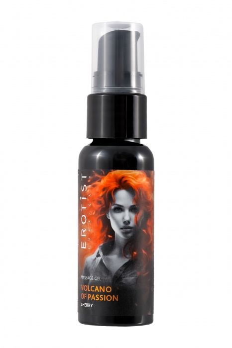 Гель с эффектом вибрации Volcano Of Passion со вкусом вишни - 25 мл. - Erotist Lubricants - купить с доставкой в Благовещенске
