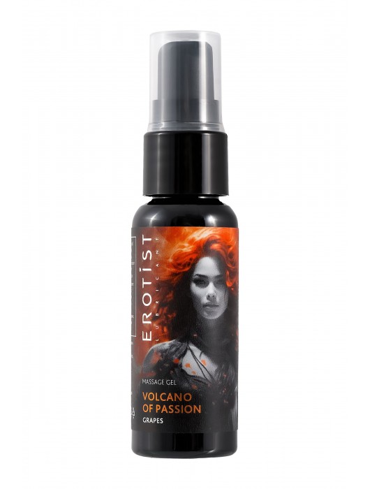 Гель с эффектом вибрации Volcano Of Passion со вкусом винограда - 25 мл. - Erotist Lubricants - купить с доставкой в Благовещенске