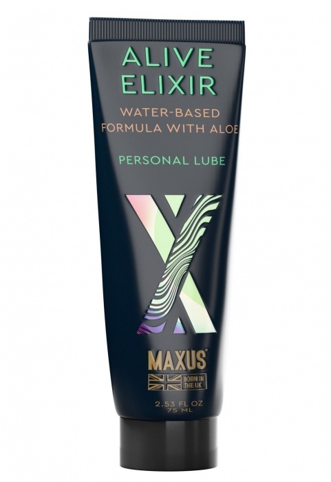 Интимный гель на водной основе MAXUS Alive Elixir - 75 мл. - Maxus - купить с доставкой в Благовещенске