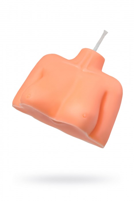 Оранжевая сувенирная свеча «Женский силуэт» - Pecado - купить с доставкой в Благовещенске