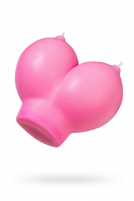 Розовая свеча «Сиськи» - 150 гр. - Pecado - купить с доставкой в Благовещенске