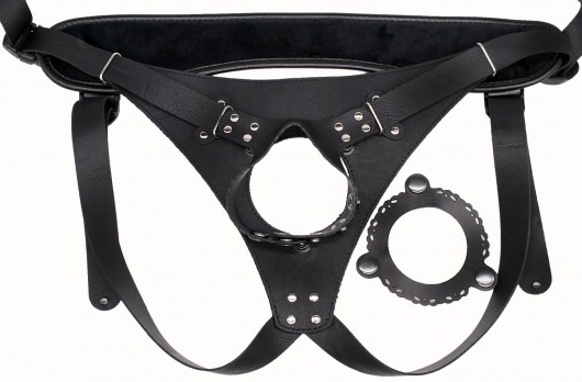 Пояс Hard Brutal для больших насадок - LOVETOY (А-Полимер) - купить с доставкой в Благовещенске