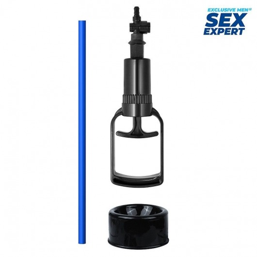 Комплект запасных частей для помпы: ручка, шланг и уплотнительная насадка - Sex Expert - купить с доставкой в Благовещенске