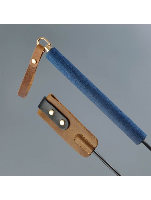 Стек «Дикий Запад» с джинсовой ручкой - 60 см. - Sitabella - купить с доставкой в Благовещенске