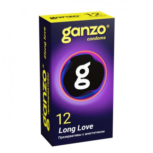 Презервативы с анестетиком для продления удовольствия Ganzo Long Love - 12 шт. - Ganzo - купить с доставкой в Благовещенске