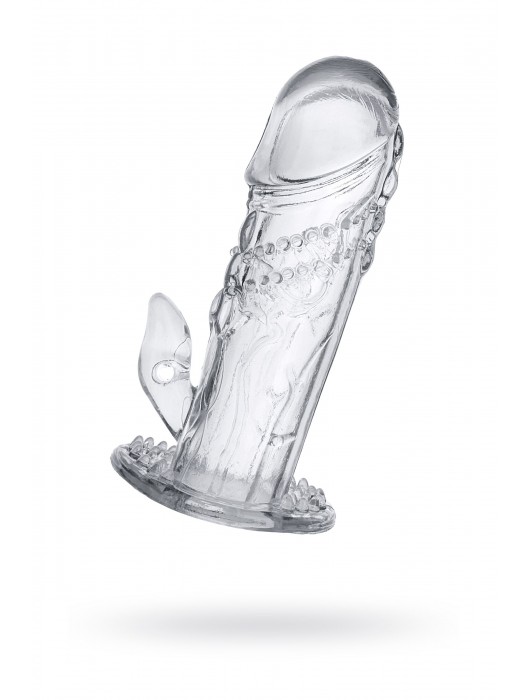 Прозрачная насадка на пенис Uco - 13 см. - A-toys - в Благовещенске купить с доставкой