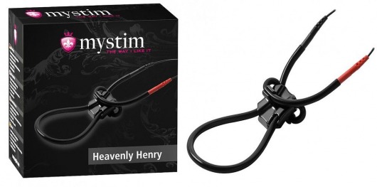 Эрекционное лассо для электростимуляции HEAVENLY HENRY - MyStim - купить с доставкой в Благовещенске