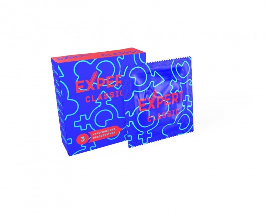 Классические презервативы Expert Classic - 3 шт. - Expert - купить с доставкой в Благовещенске