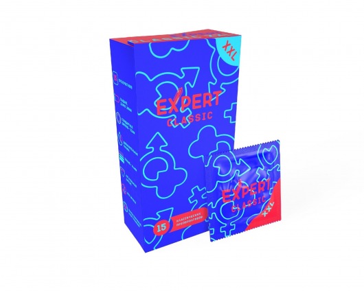 Презервативы увеличенного размера Expert Classic XXL - 15 шт. - Expert - купить с доставкой в Благовещенске